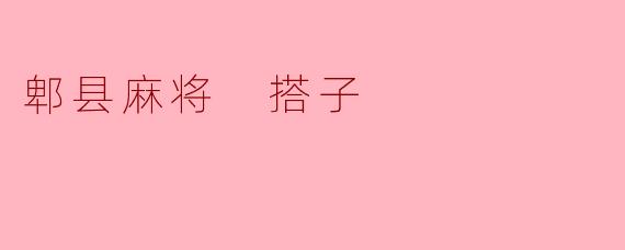郫县麻将中的“搭子”文化探析